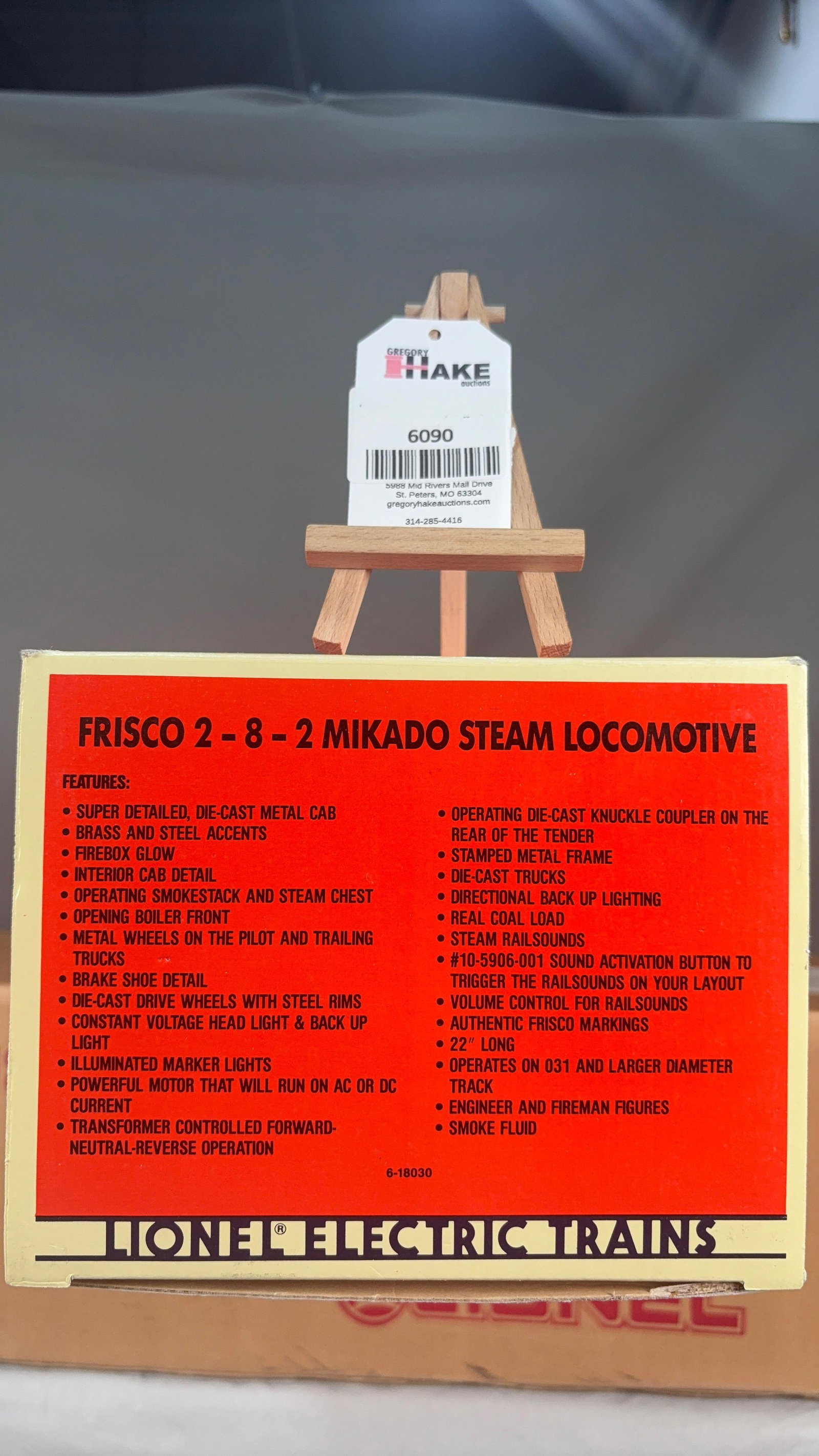 Lionel LTI Frisco 2-8-2 Mikado Steam Locomotive 18030 w/OB (1 of 8)