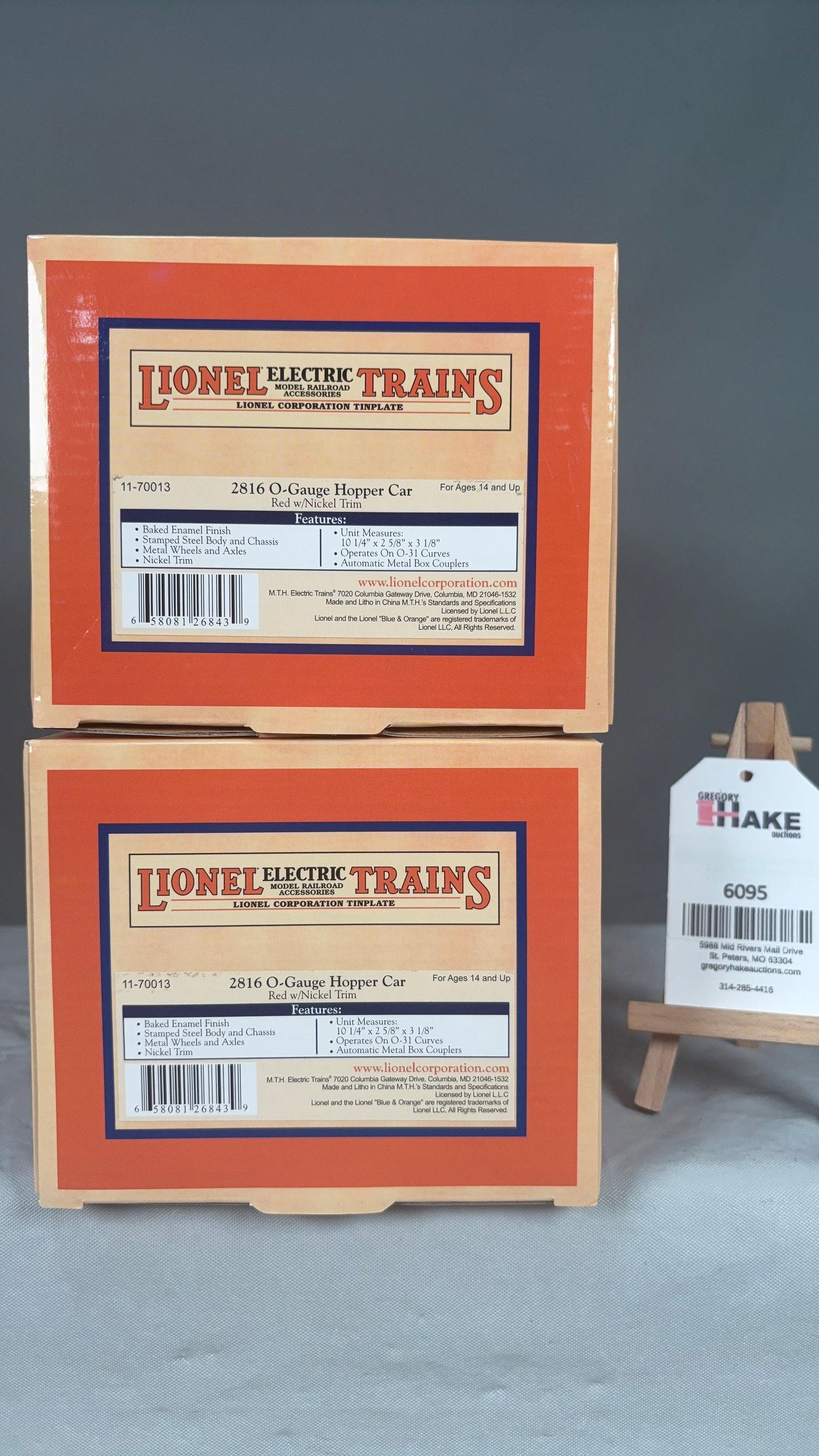 Lionel LTI Set of 2: O-Gauge Hopper Cars 11-70013 (1 of 2)
