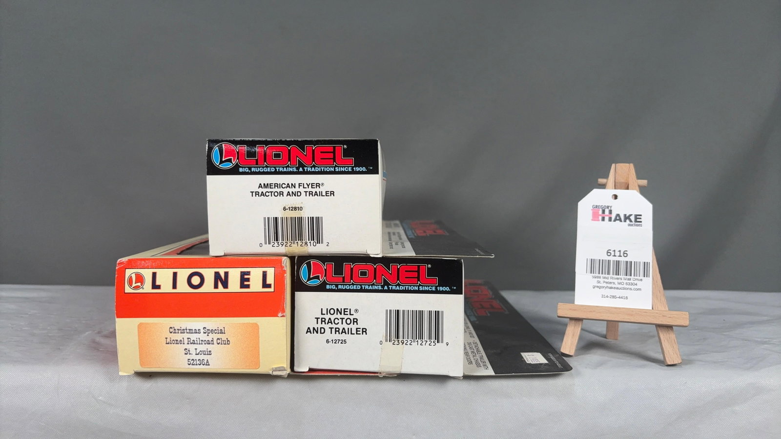 Lionel LTI Set of 3: 12810, 12725, 52136A w/OB (1 of 2)
