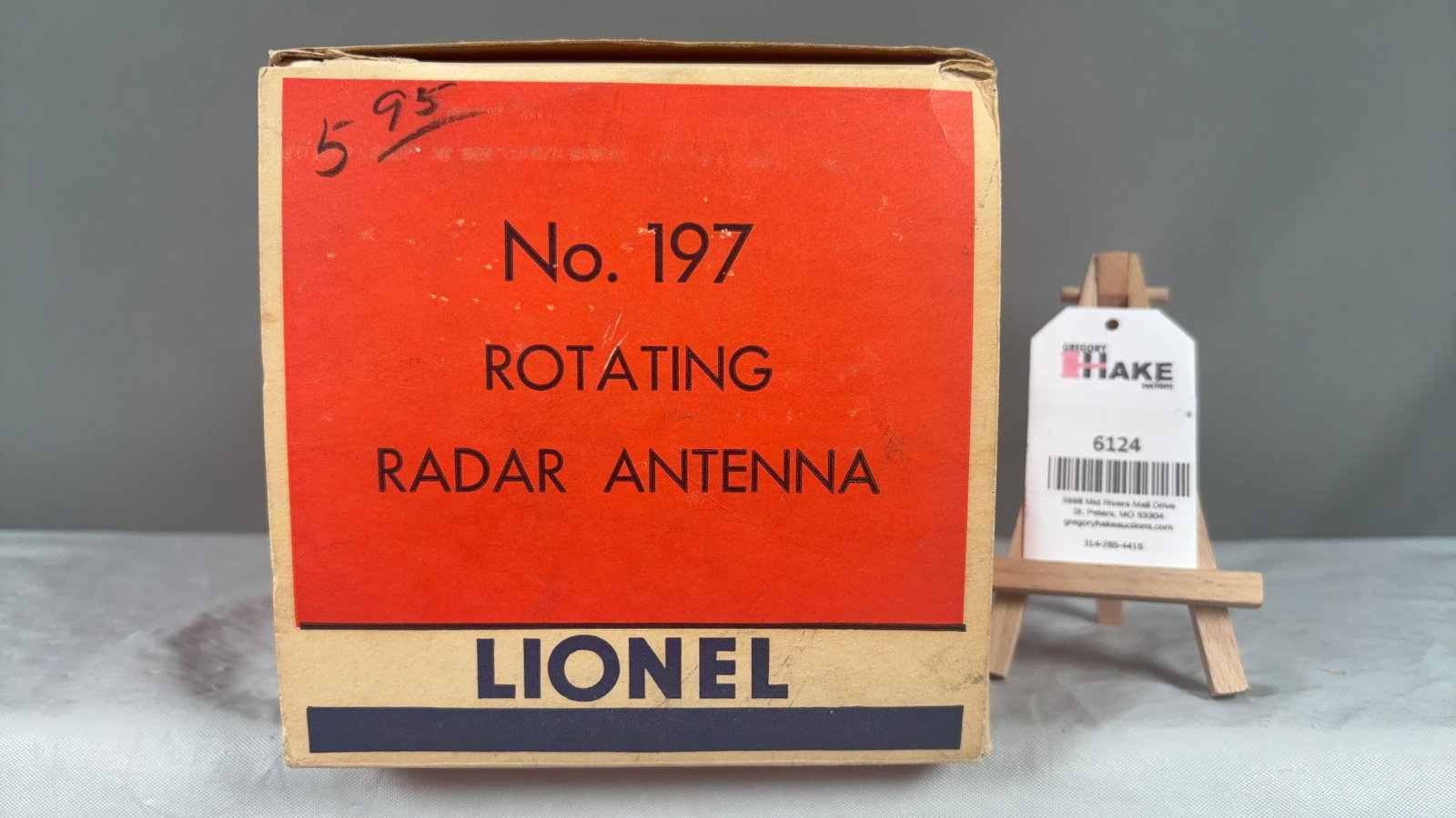 Lionel Postwar Rotating Radar Antenna 197 w/OB (1 of 4)