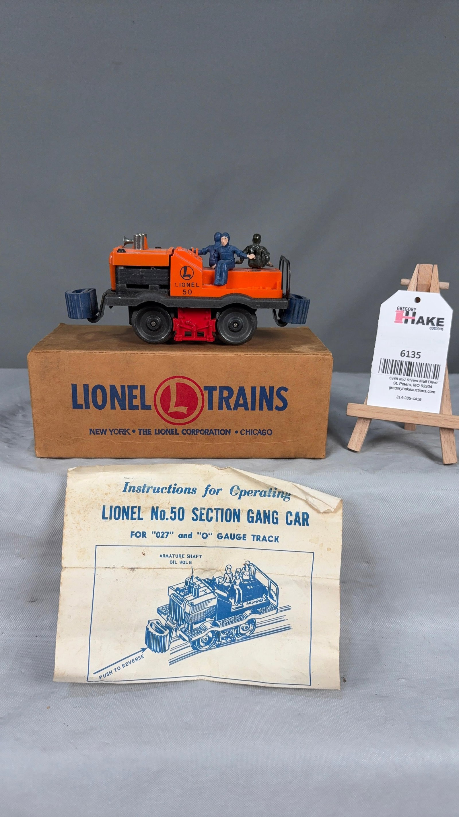 Lionel Postwar 50 Gang Car w/OB (1 of 6)