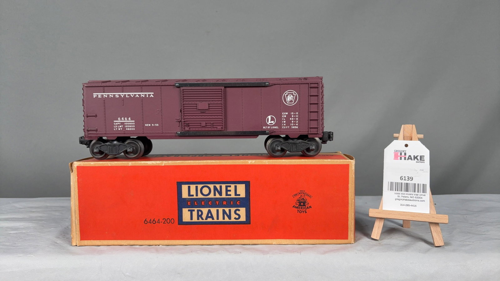 Lionel Postwar 6464-200 Pennsylvania Boxcar w/OB (1 of 6)