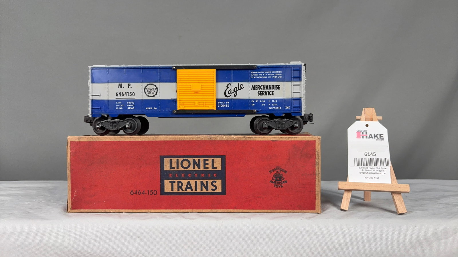 Lionel Postwar 6464-150 MoPac Boxcar w/ OB (1 of 6)