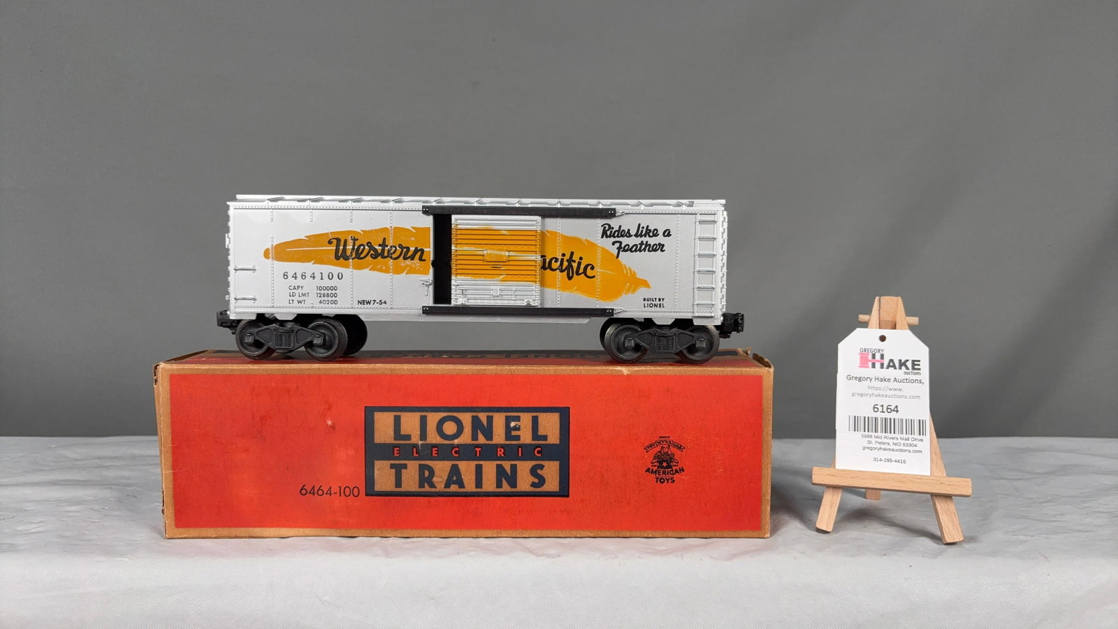Lionel Postwar 6464-100 Western Pacific Boxcar w/OB (1 of 6)