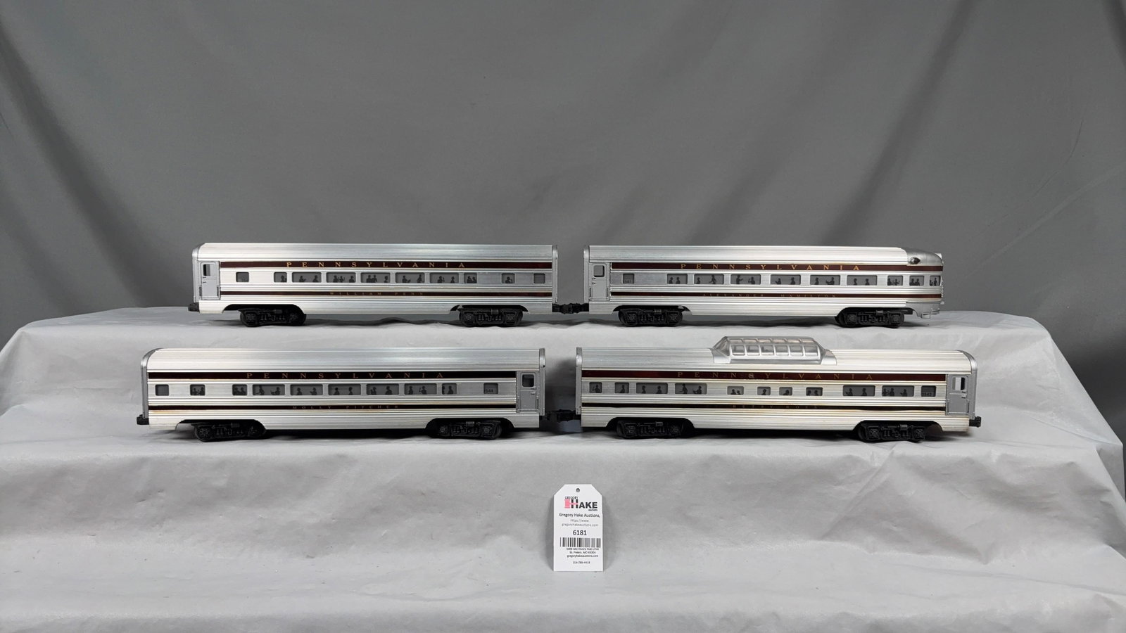 Lionel Postwar 2341, 2342, 2343, 2345 Congressional Passenger Cars (1 of 6)