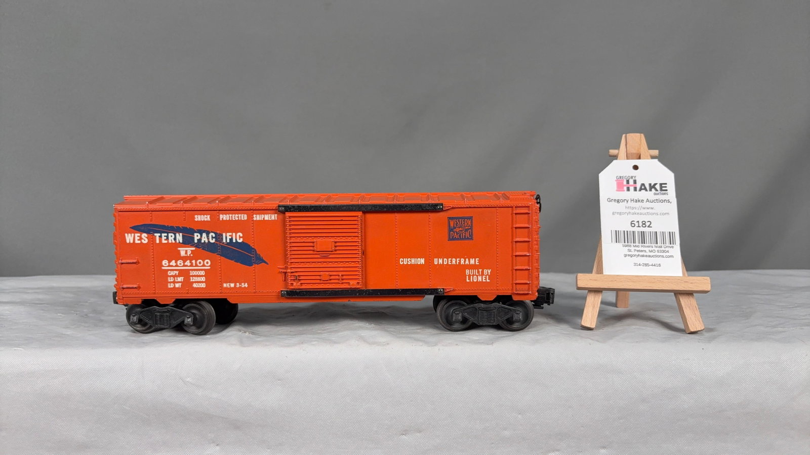 Lionel Postwar 6464-100 Blue Feather Western Pacific Boxcar (1 of 6)