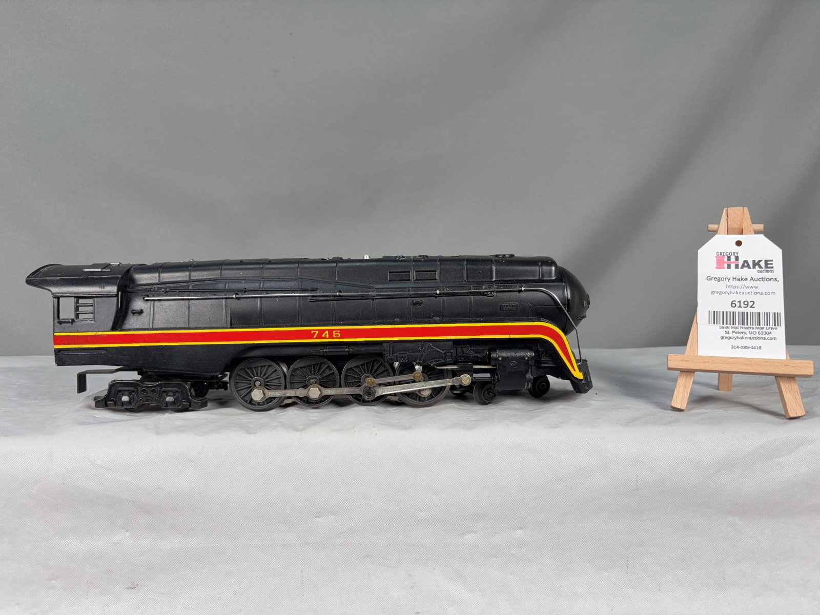 Lionel Postwar 746 Norfolk and Western J Steam Locomotive: Lionel Postwar 746 Norfolk and Western J Steam Locomotive, C8.