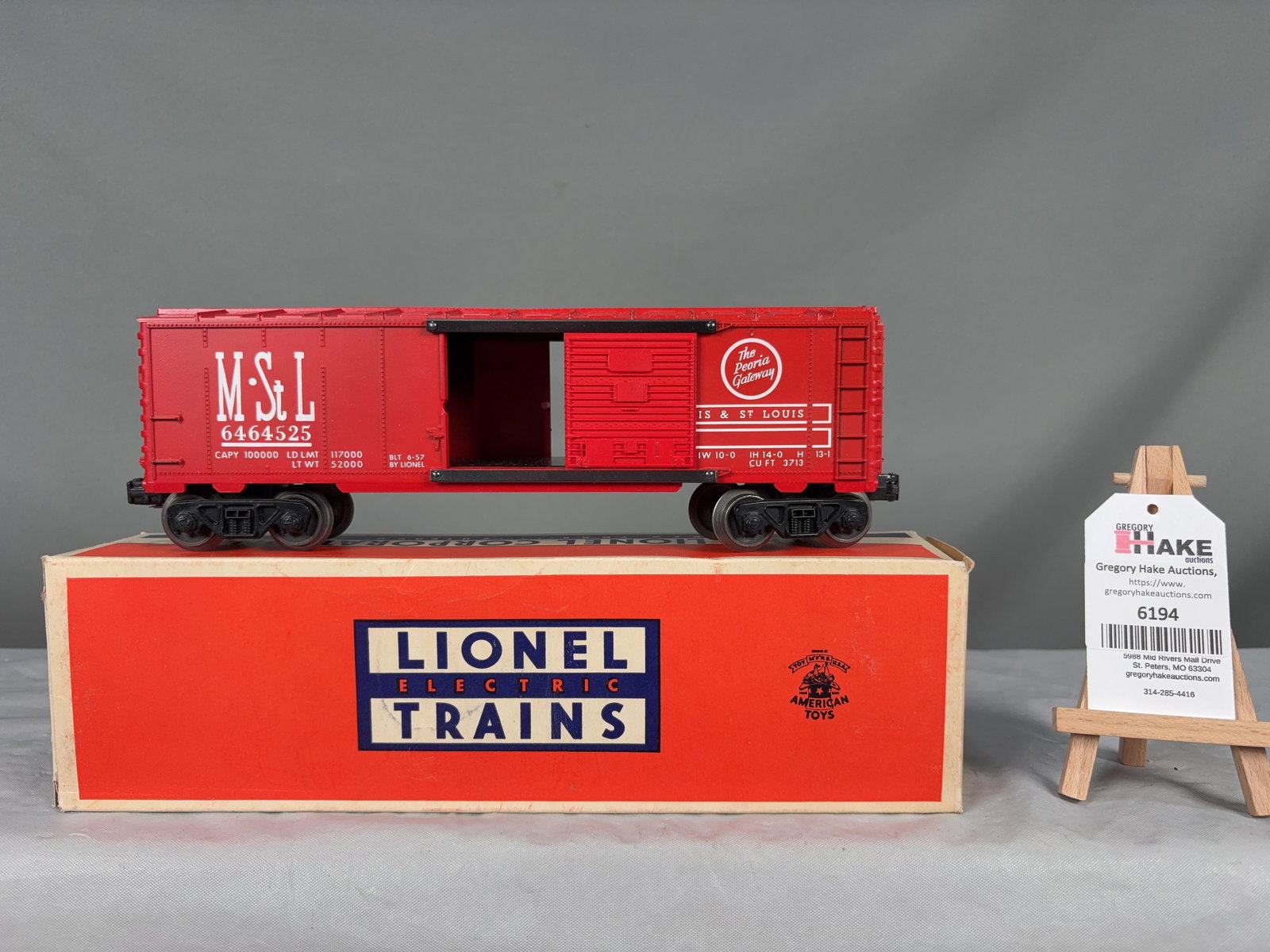 Lionel Postwar 6464-525 Boxcar with Unusual Box (1 of 6)