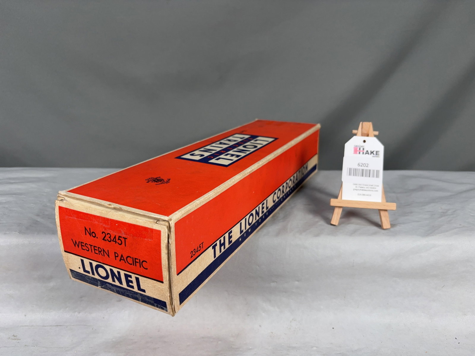 Lionel Postwar 2345T Western Pacific Empty Box Only (1 of 2)
