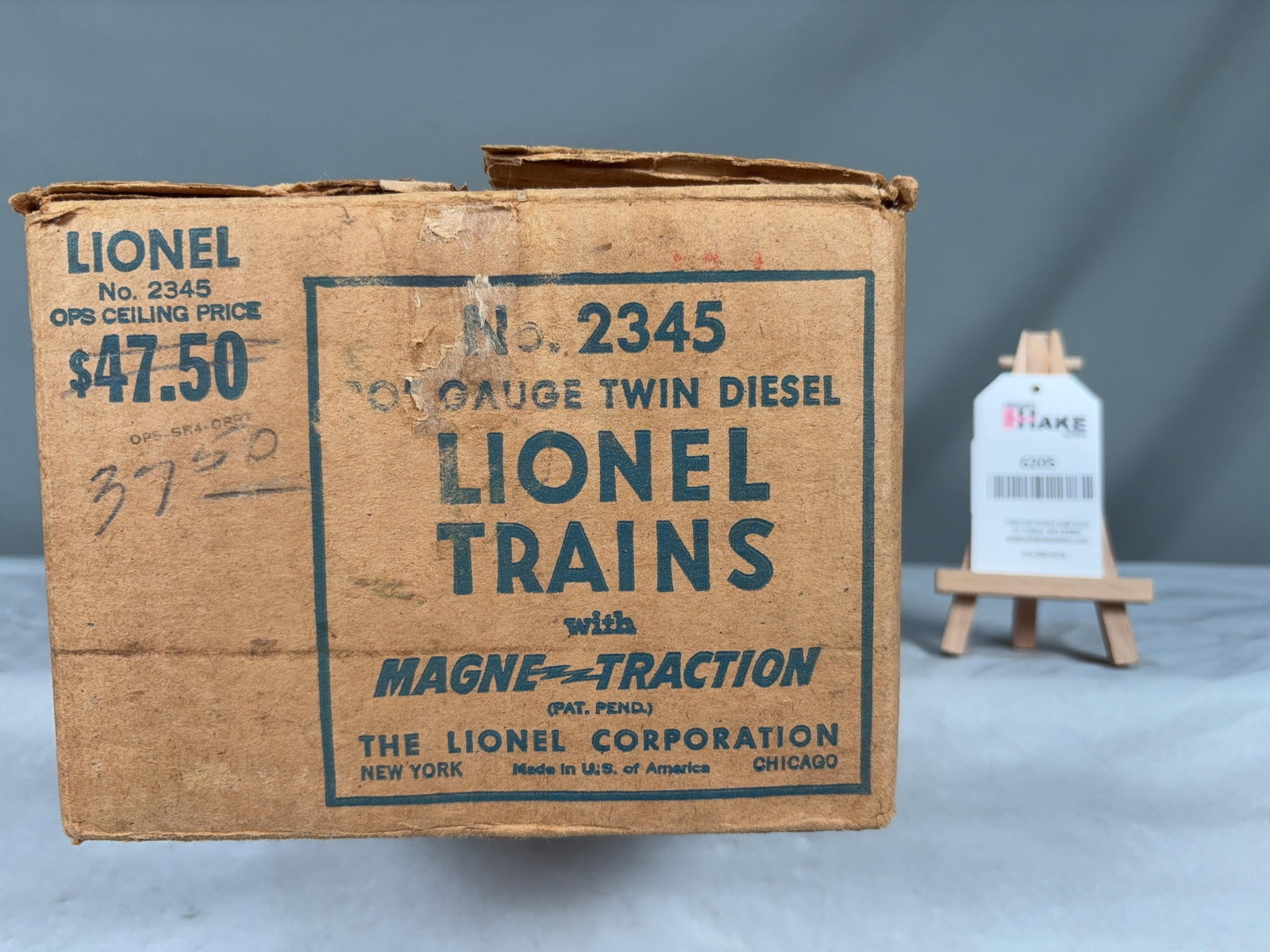 Lionel Postwar 2345 Empty Master Carton (1 of 4)