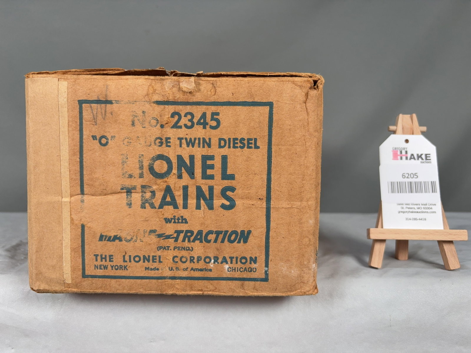 Lionel Postwar 2345 Empty Master Carton - 4