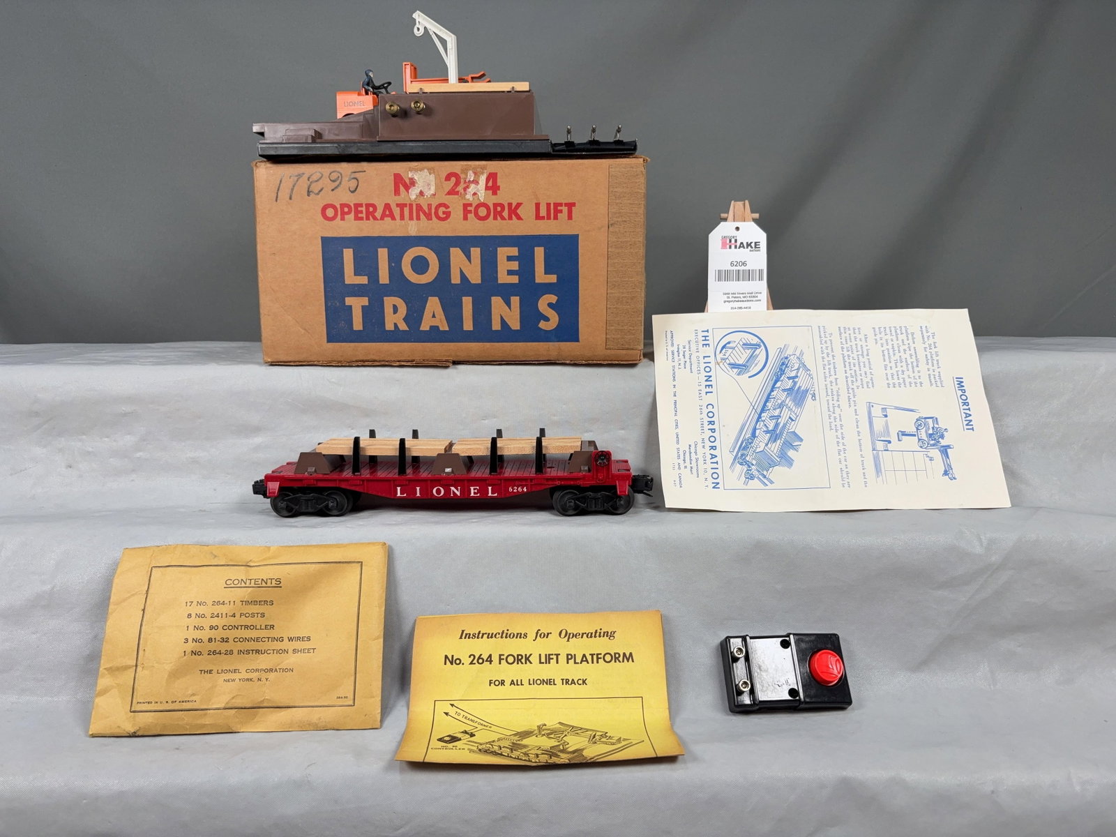 Lionel Postwar 264 Operating Forklift w/OB (1 of 8)