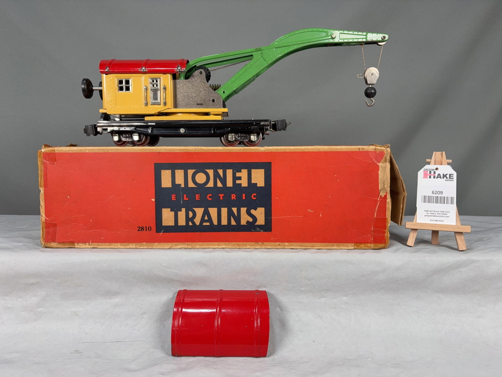 Lionel Prewar 2810 Operating Crane w/OB (1 of 6)