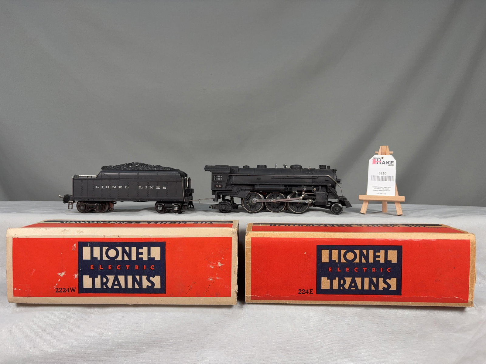 Lionel Postwar 224E with 2224W Loco and Tender w/OB's (1 of 6)