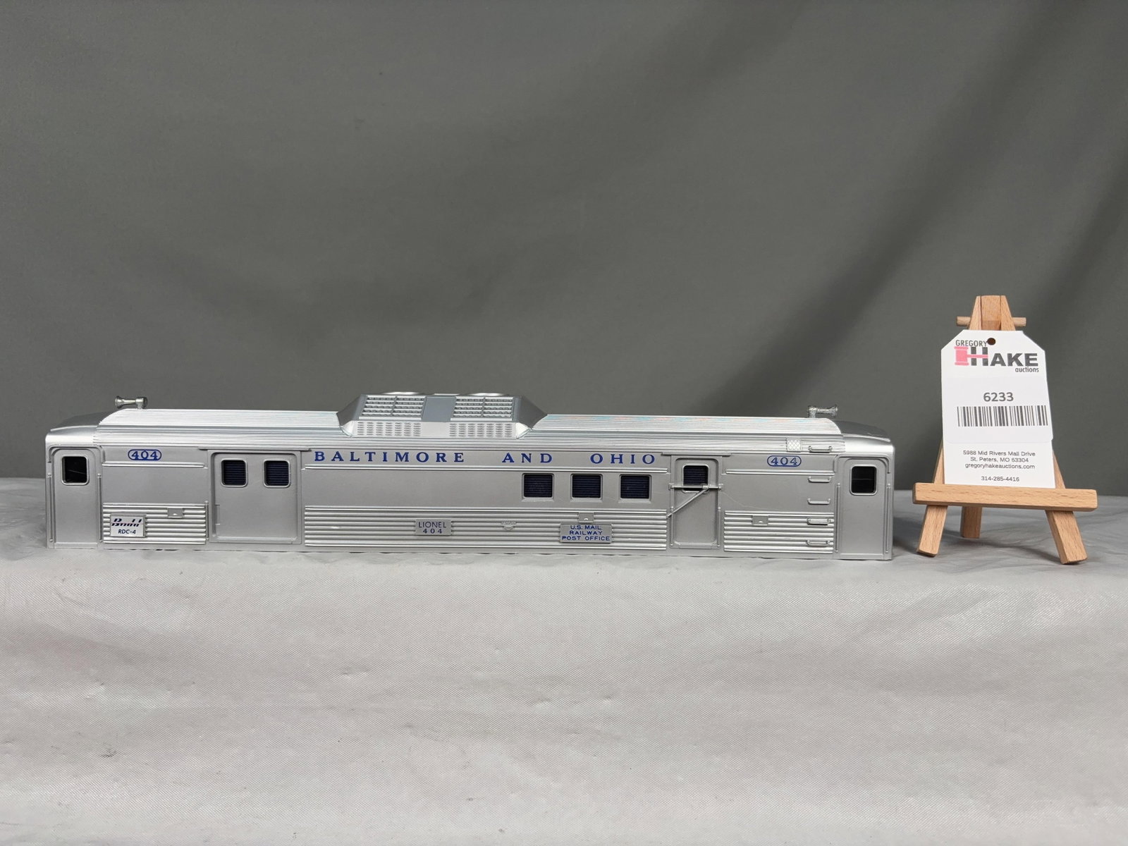 Lionel Postwar 404 Budd Car Shell Only - 2