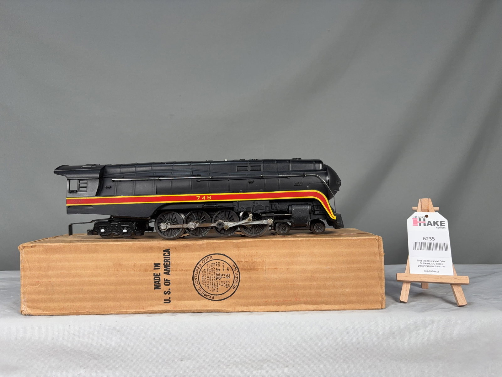 Lionel Postwar 746 Norfolk and Western J Steam Locomotive w/ OB (1 of 6)
