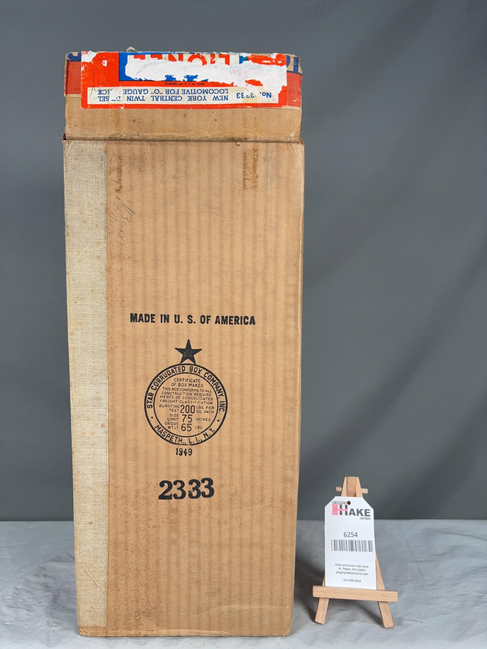 Lionel Postwar 2333 NYC F3 Diesel Empty Master Carton (1 of 4)