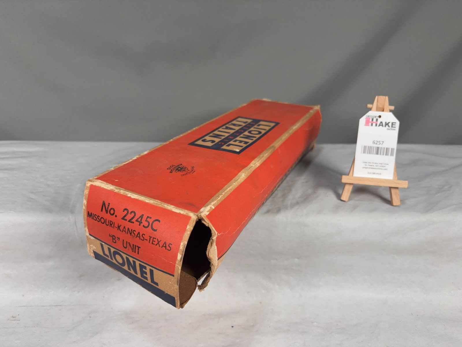 Lionel Postwar 2245 C MKT Empty Box for Closed Port Hole B Unit (1 of 3)