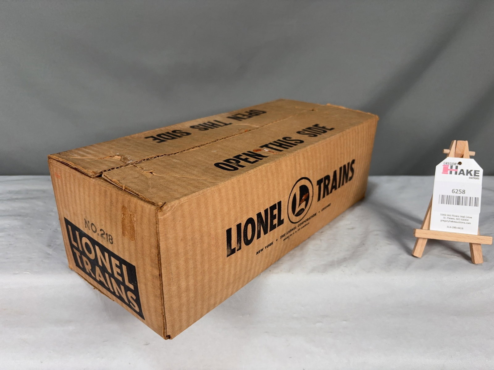 Lionel Postwar 218 Santa Fe Alco Empty Master Carton Box (1 of 3)