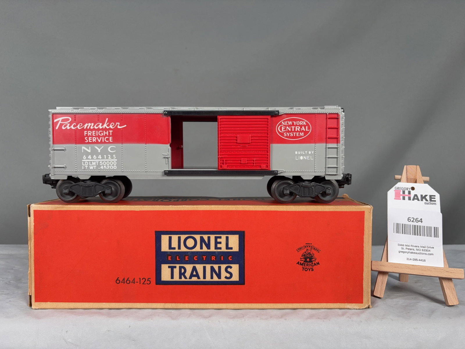Lionel Postwar 6464-125 NYC Pacemaker Boxcar w/OB (1 of 6)