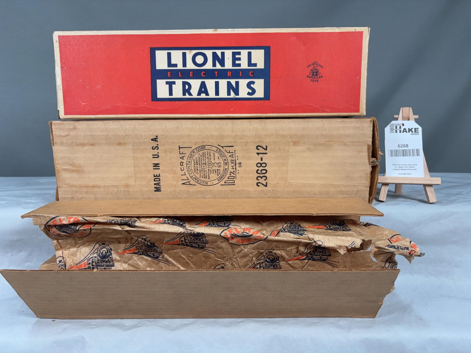 Lionel Postwar 2368 P&C B&O Empty Original Boxes (1 of 6)