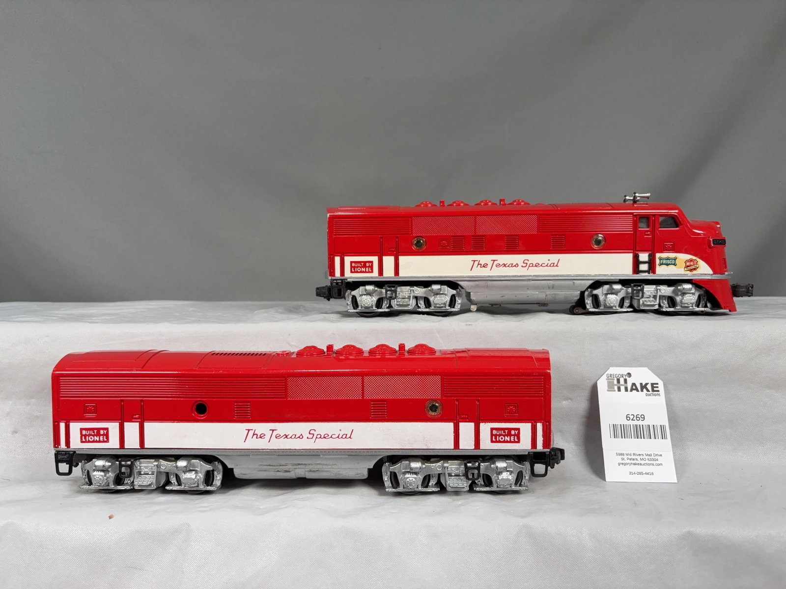 Lionel Postwar 2245 Texas Special AB F3 Diesel Locomotives (1 of 6)