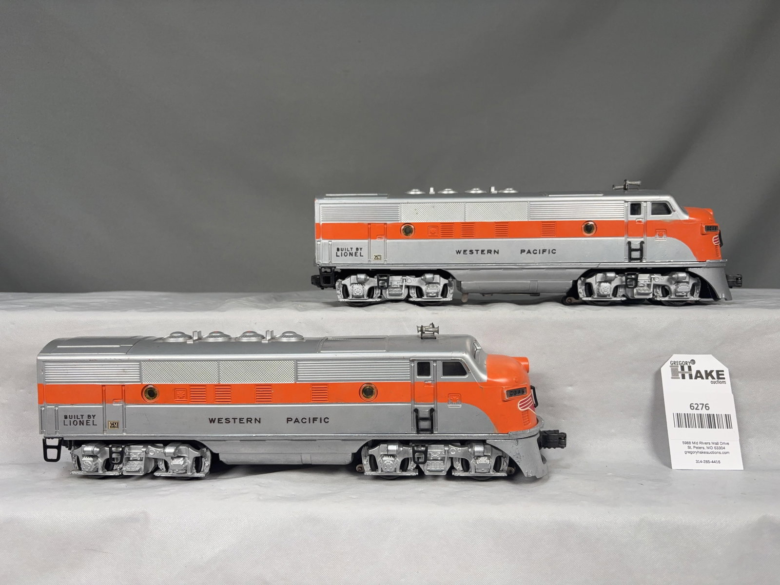Lionel Postwar 2345 Western Pacific AA F3 Diesel Locomotives (1 of 6)