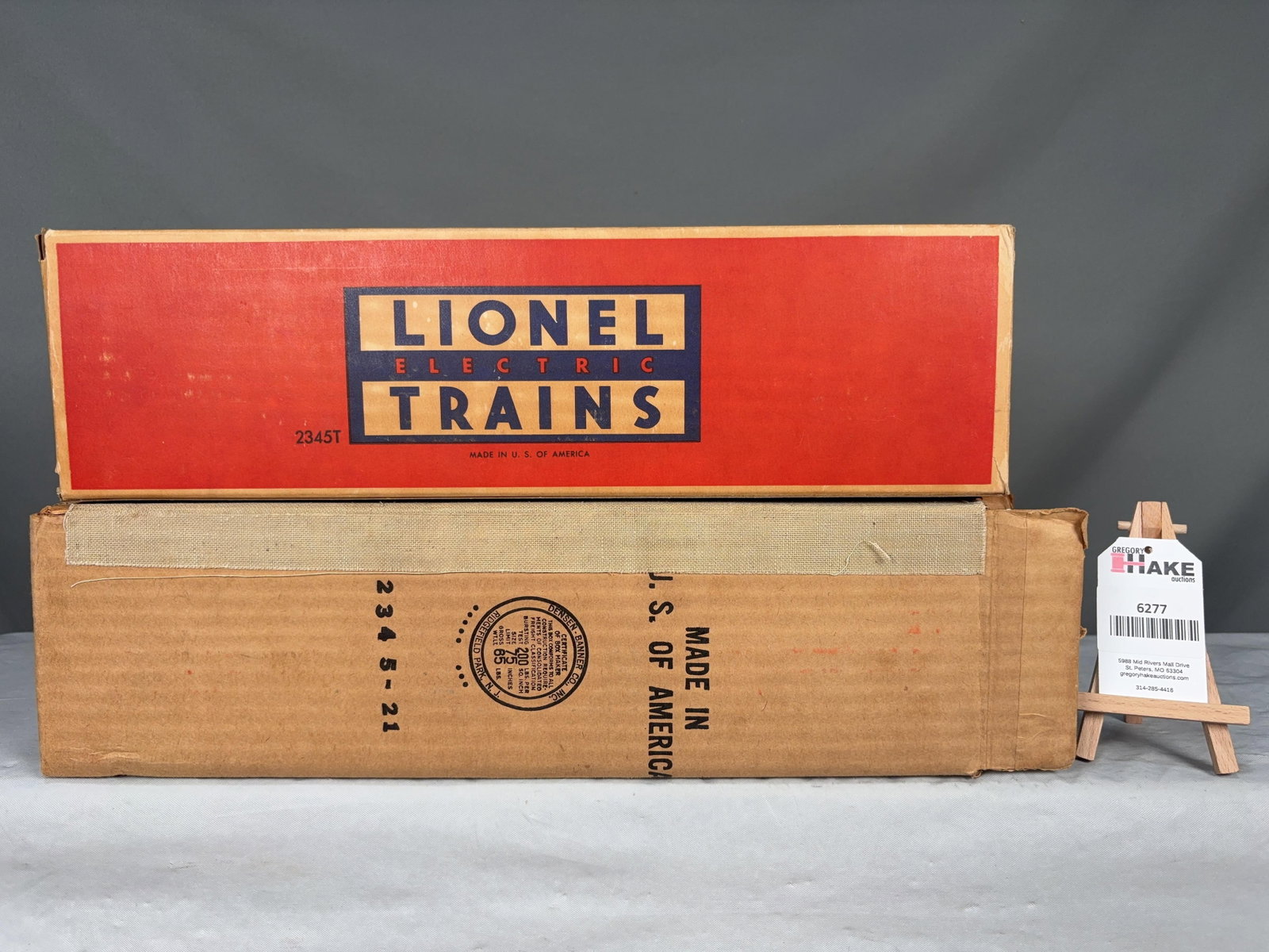 Lionel Postwar 2345 P&T Western Pacific Empty Original Boxes (1 of 6)