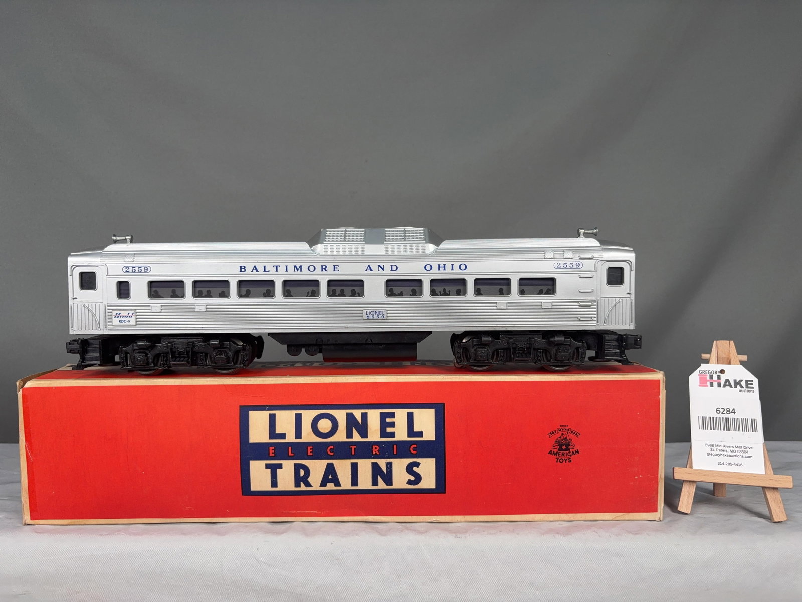 Lionel Postwar 2559 Dummy Budd Car w/ OB (1 of 6)