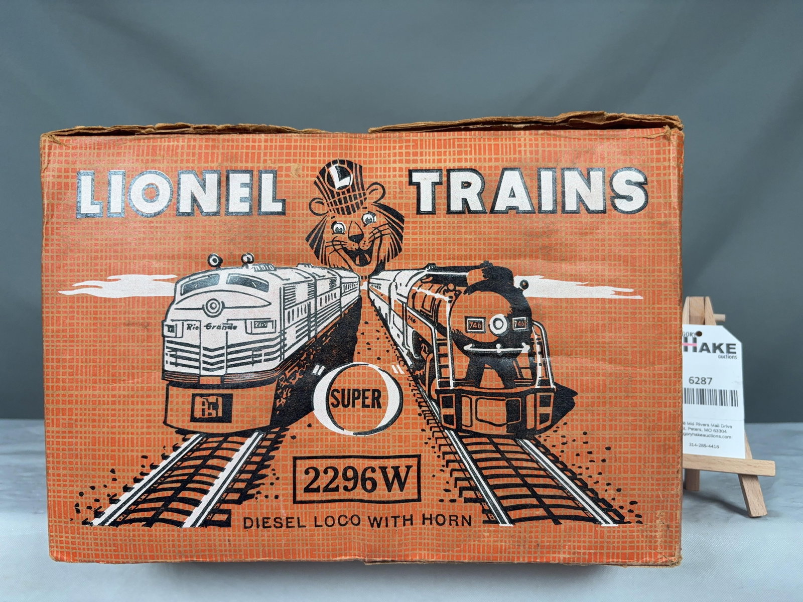 Stunning Lionel Postwar 2296W Canadian Pacific Passenger Set w/ Boxes & Set Box (1 of 9)