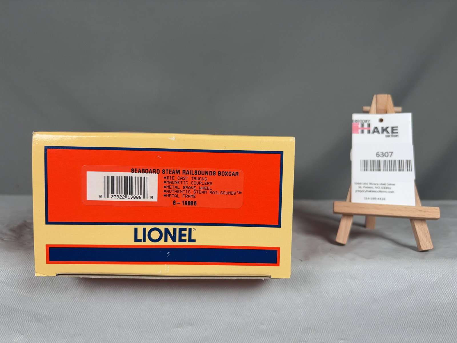 Lionel Seaboard Steam Railsounds Boxcar 19886 w/OB (1 of 2)