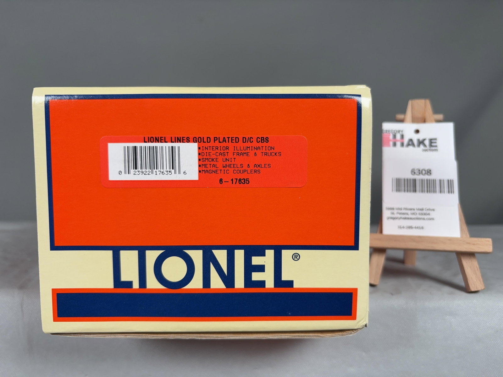 Lionel Lines Gold Plated D/C CBS 17635 Caboose w/OB (1 of 3)