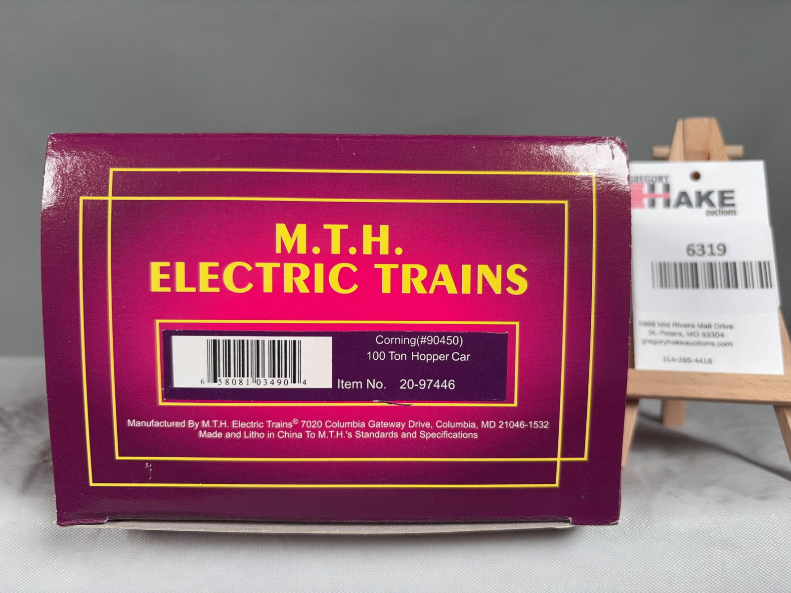 MTH Corning (#90450) 100Ton Hopper Car 20-97446 w/OB (1 of 2)