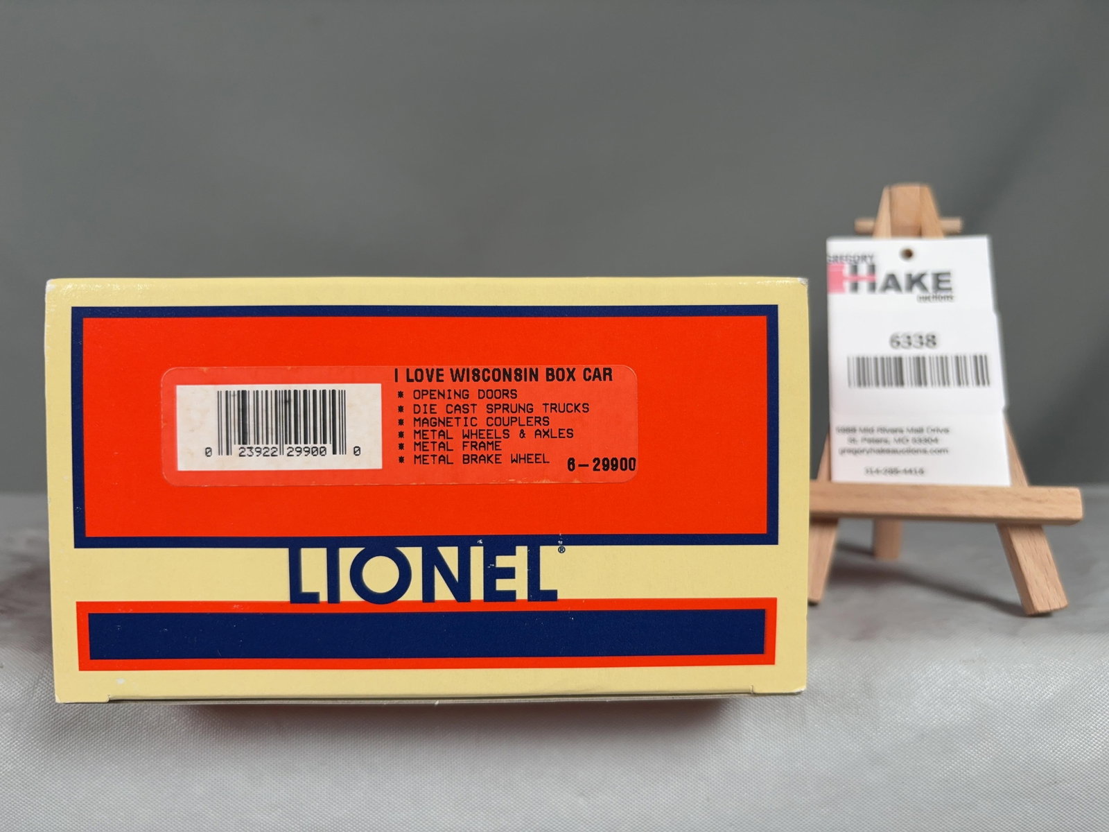Lionel I Love Wisconsin Box Car 29900 w/OB (1 of 2)