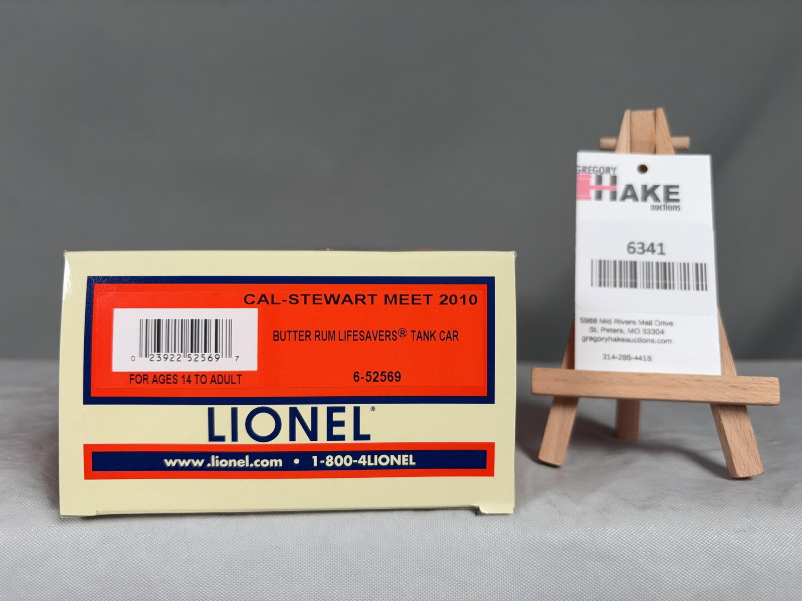 Lionel Cal-Stewart Meet 2010 Butter Rum Lifesavers Tank Car 52569 w/OB: Lionel Cal-Stewart Meet 2010 Butter Rum Lifesavers Tank Car 52569 w/OB, C10.?