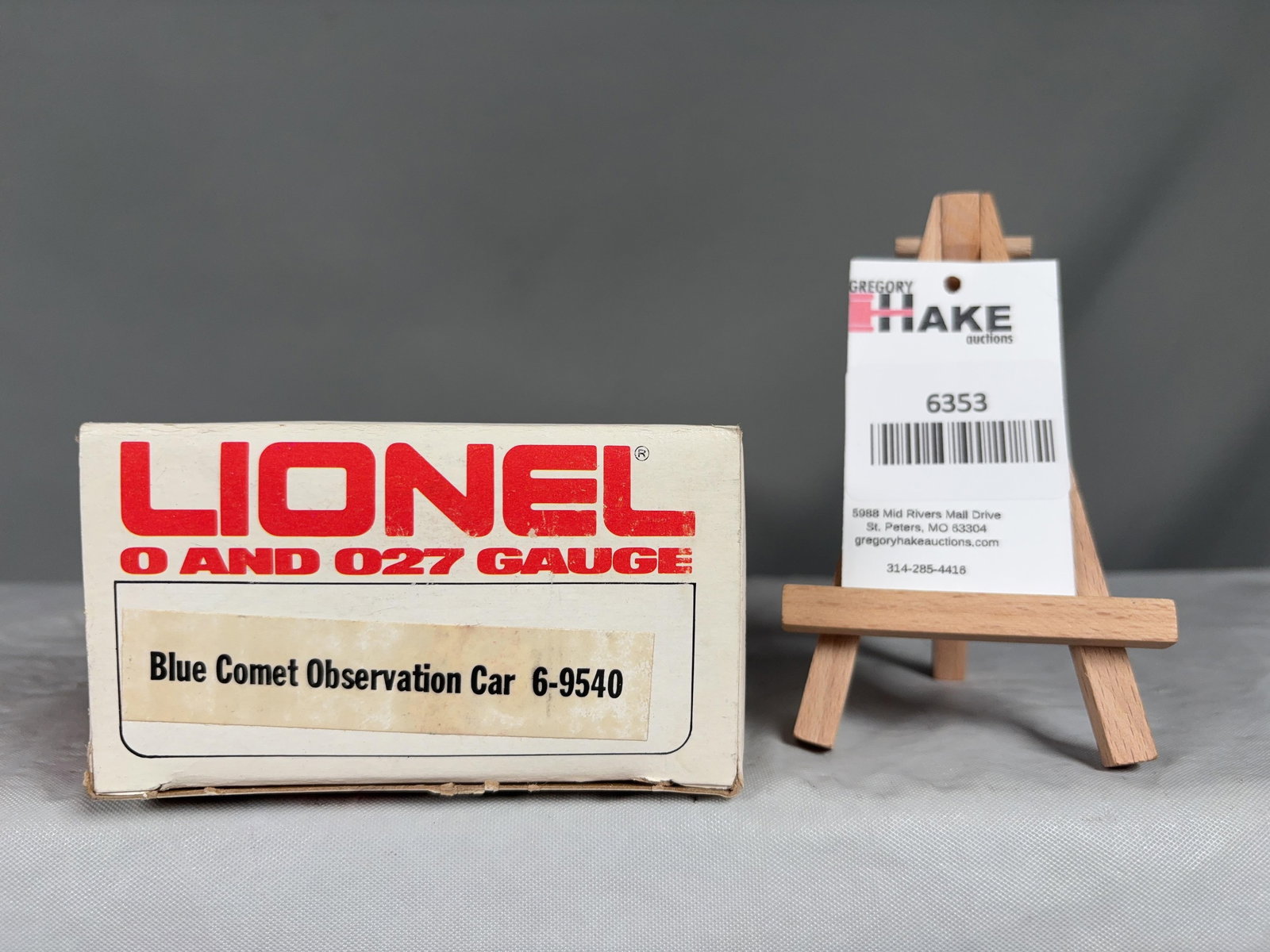 Lionel Blue Comet Observation Car 9540 w/OB (1 of 2)