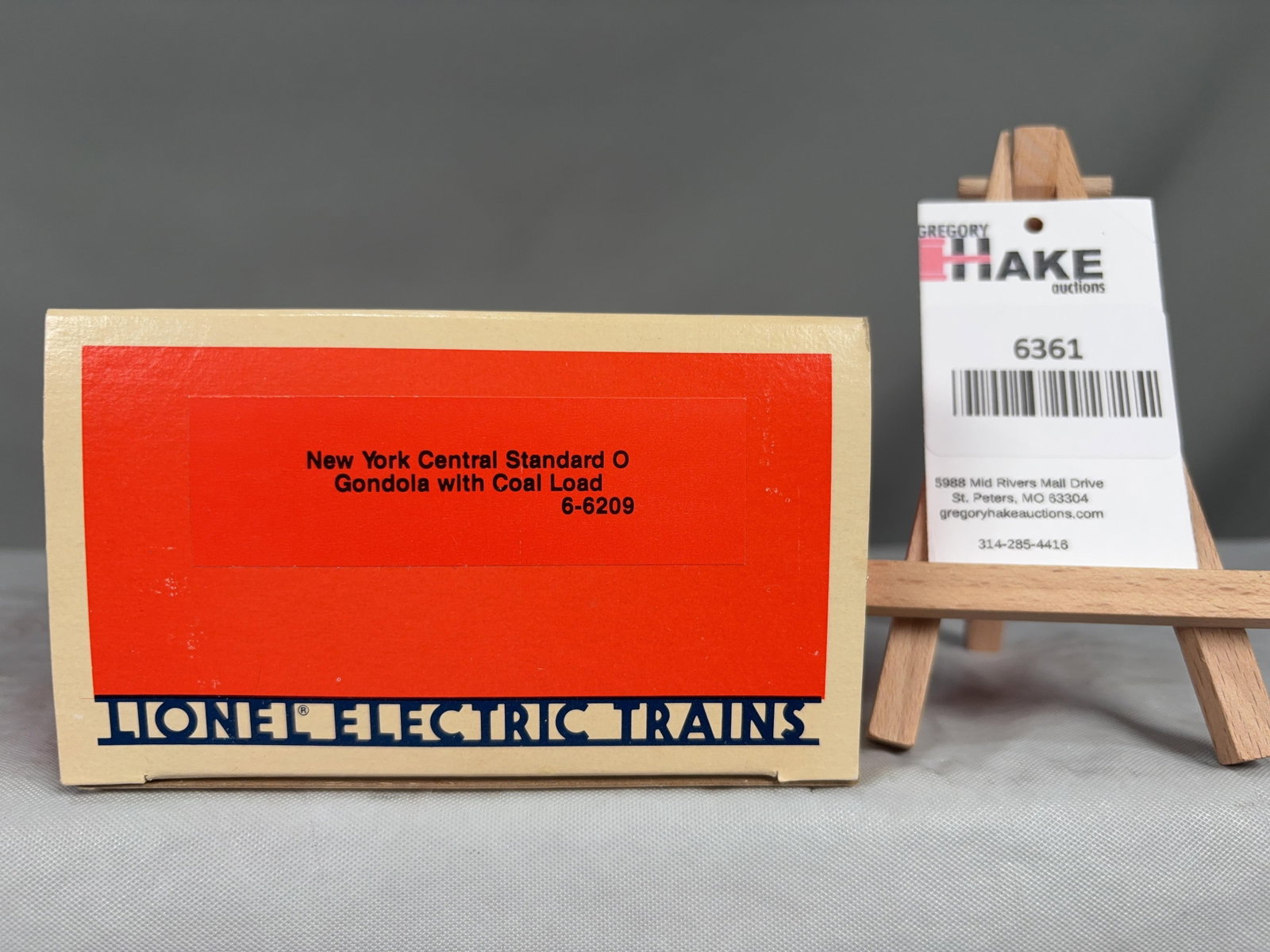 Lionel New York Central Standard O Gondola w/ Coal Loader 6209 w/OB (1 of 2)