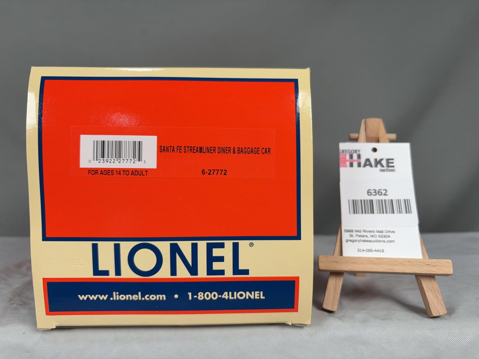 Lionel Santa Fe Streamliner Diner & Baggage Car 27772 w/OB (1 of 3)