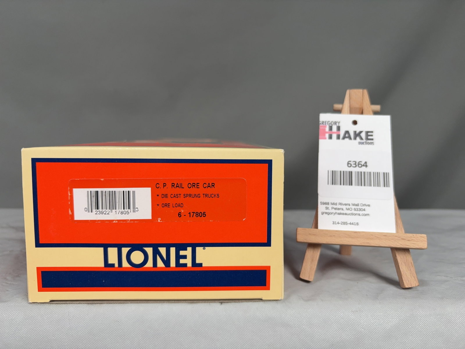 Lionel C.P. Rail Ore Car 17805 w/OB: Lionel C.P. Rail Ore Car 17805 w/OB, C10. ?