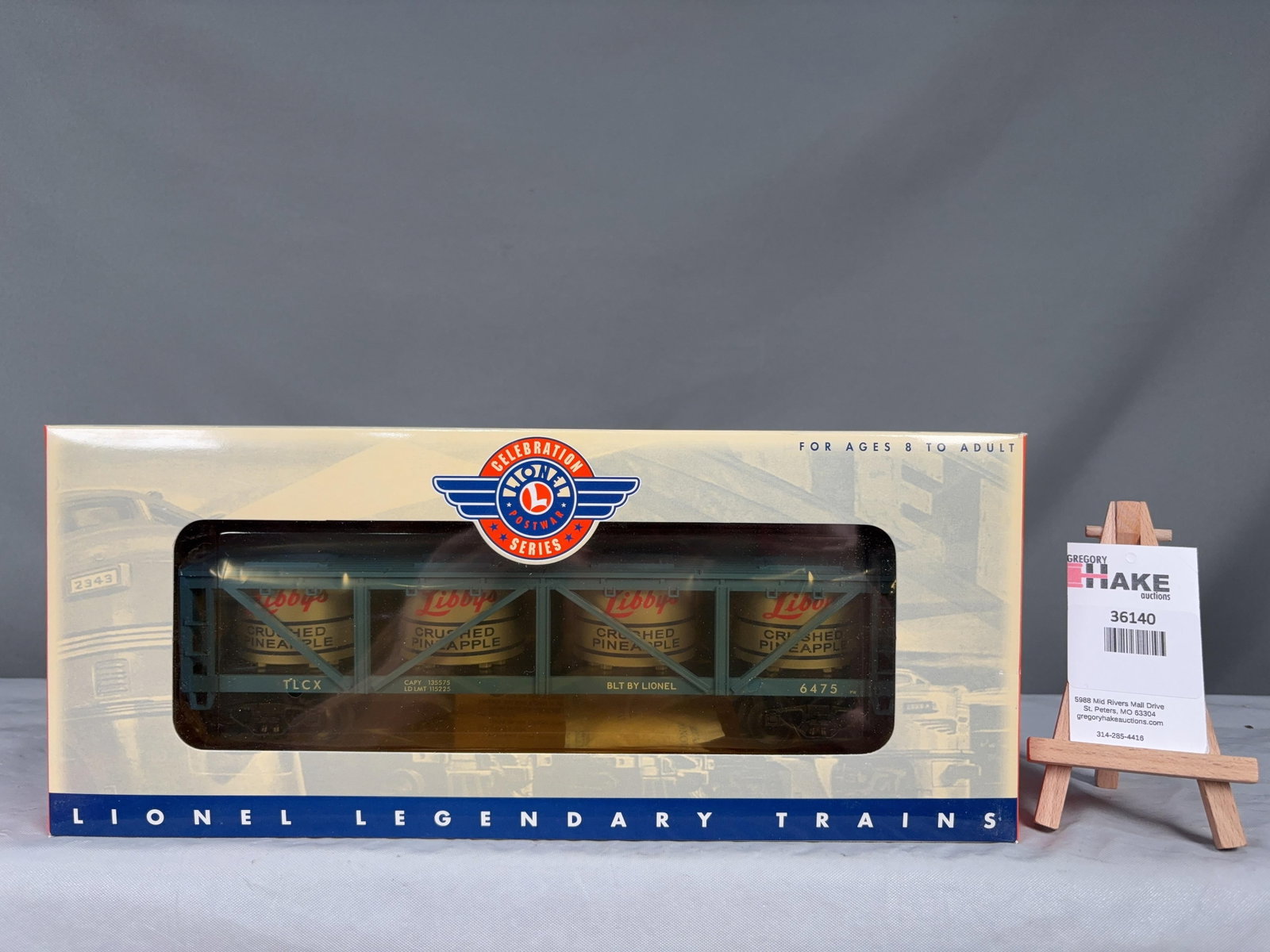 Lionel Libby's Vat Car 19490 w/ OB - 2