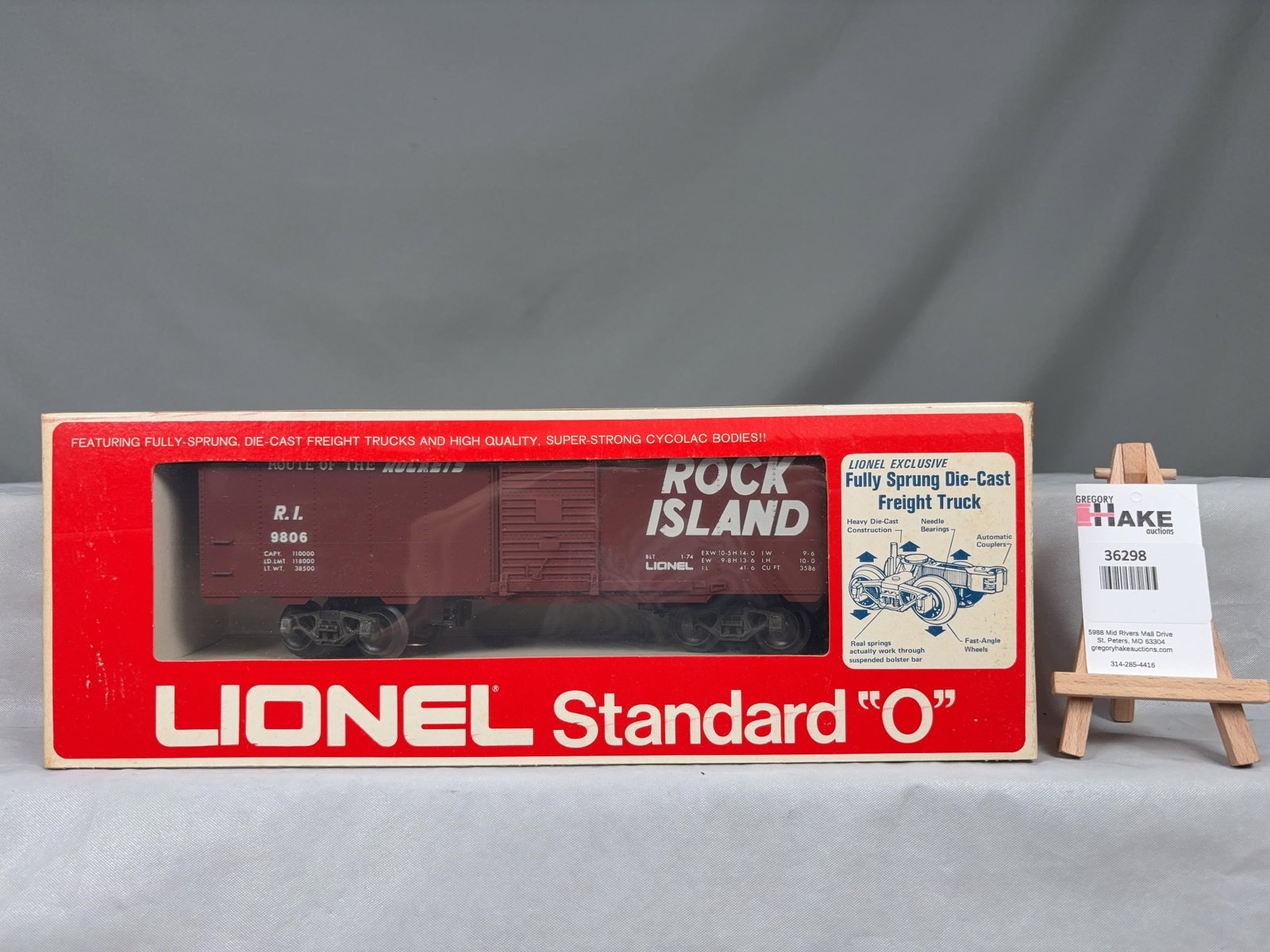 Lionel Rock Island Box Car 9806 - 2