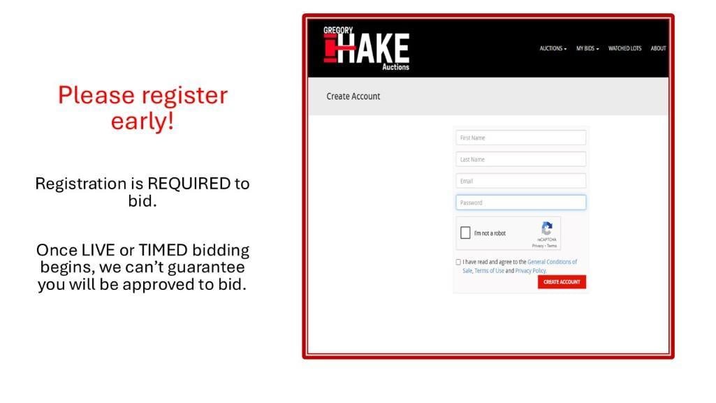 Register Early to Bid (1 of 1)