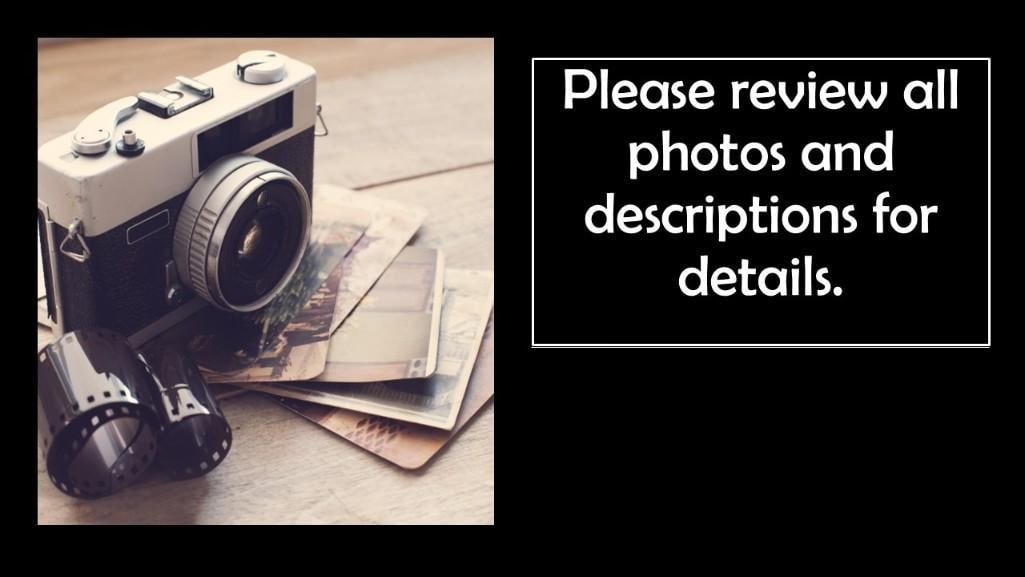 Please Review ALL Photos and Details Before Bidding: Please Review ALL Photos and Details Before Bidding Size 1x1x1