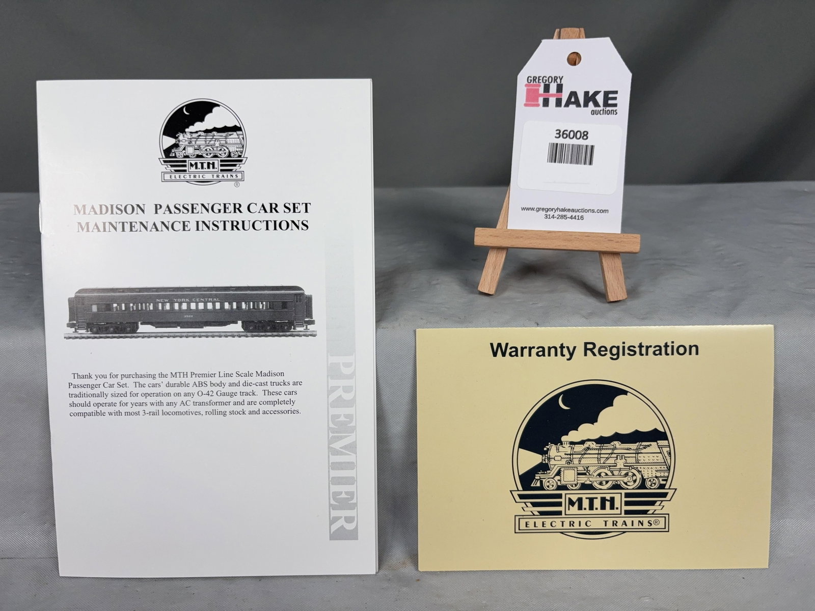 MTH Jersey Central 2 Car 70' Madison Baggage/Observation Passenger Set 20-3259B, w/OB - 3