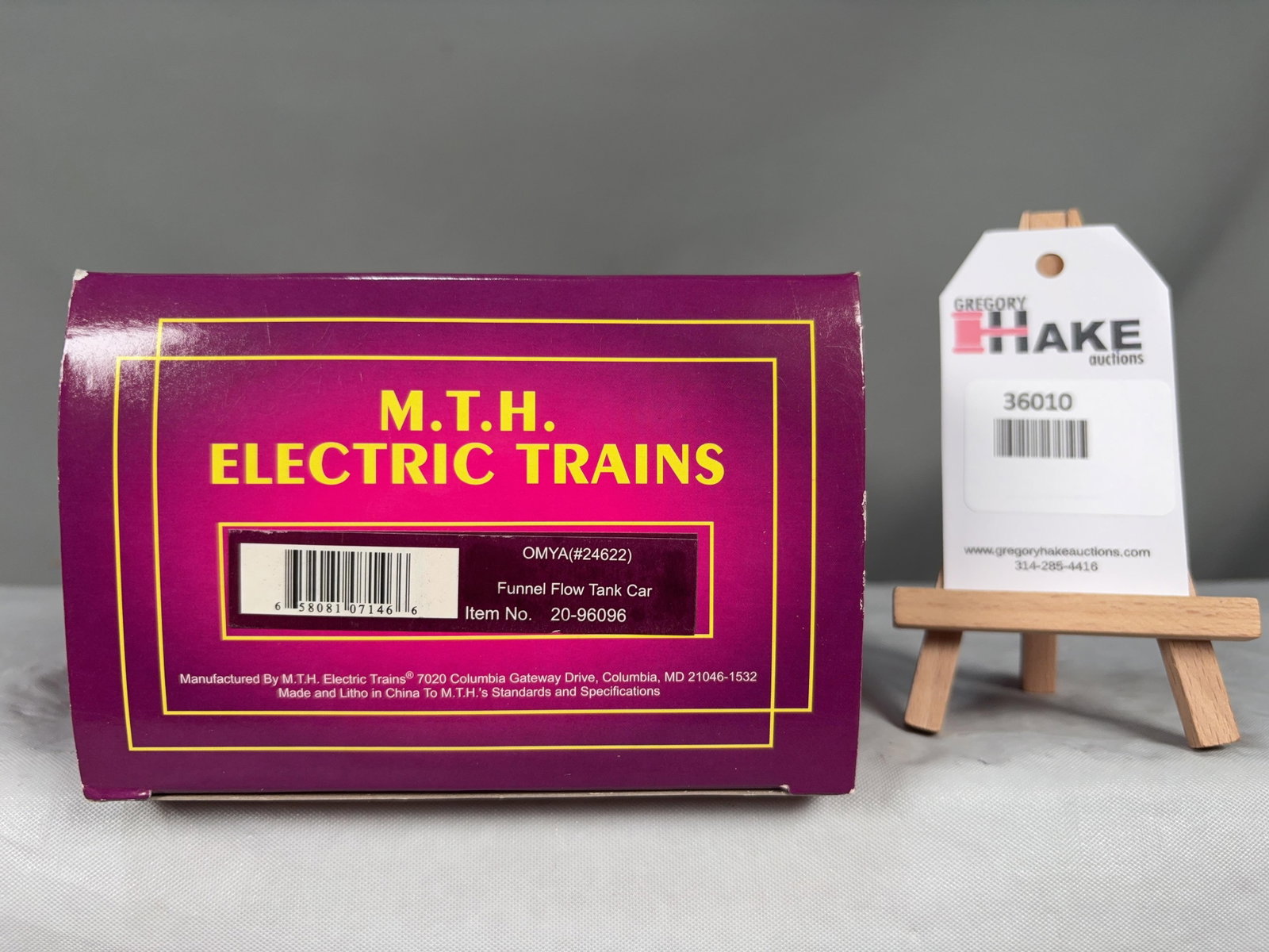MTH OMYA Funnel Flow Tank Car 20-96096, w/OB (1 of 2)