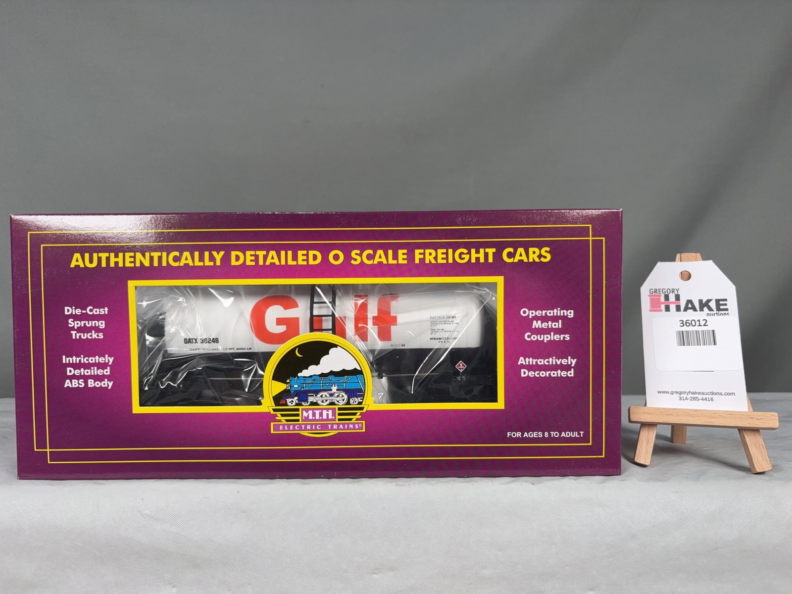 MTH Gulf 8000 Gallon Tank Car 20-96080 w/ OB - 2