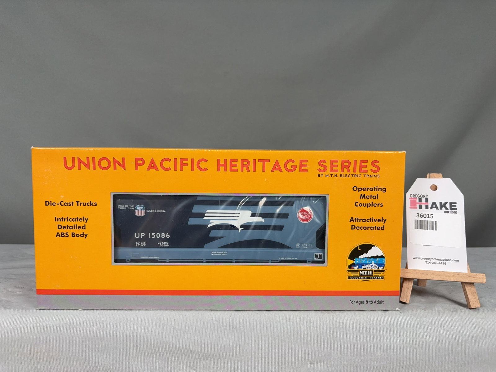 MTH Missouri Pacific Heritage 2 Bay Centerflow Hopper Car 20-97650 w/ OB - 2