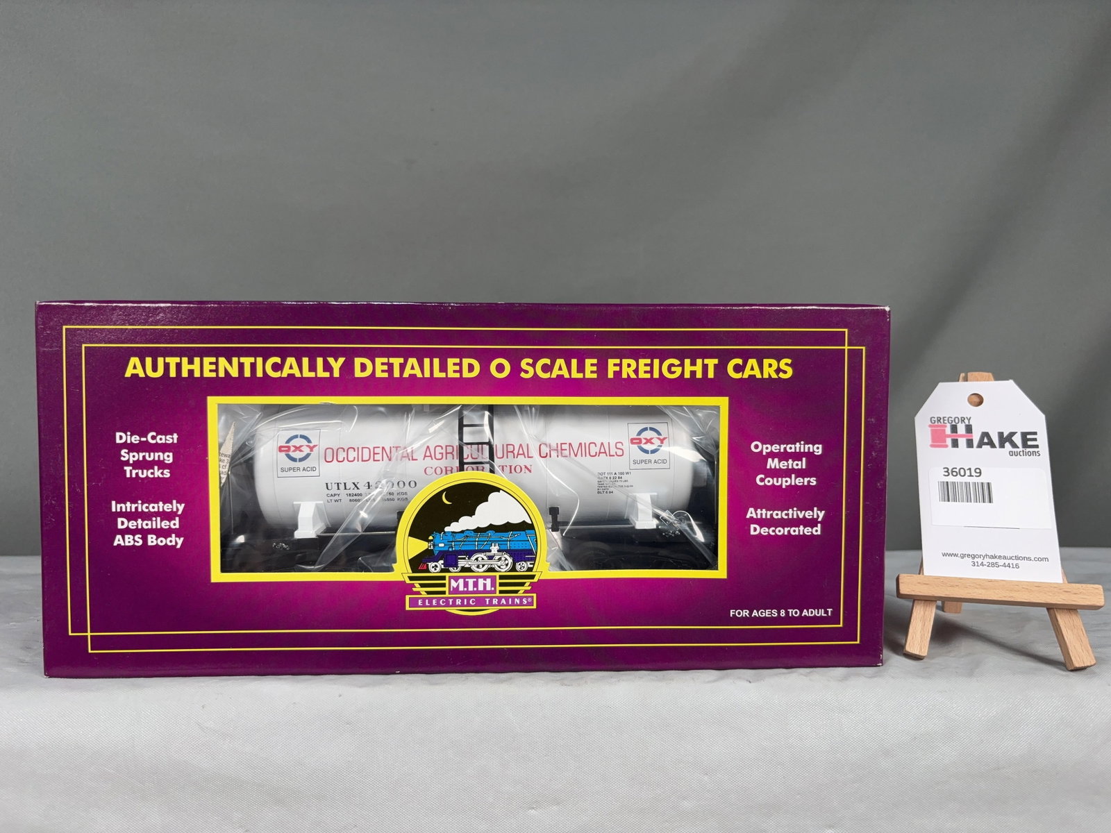 MTH Occidental Agriculture Chemicals Corp 8000 Gallon Tank Car 20-96093 w/ OB - 2