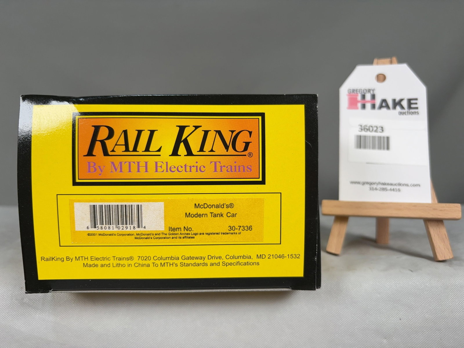 MTH McDonald's Modern Tank Car 30-7336 w/ OB (1 of 2)