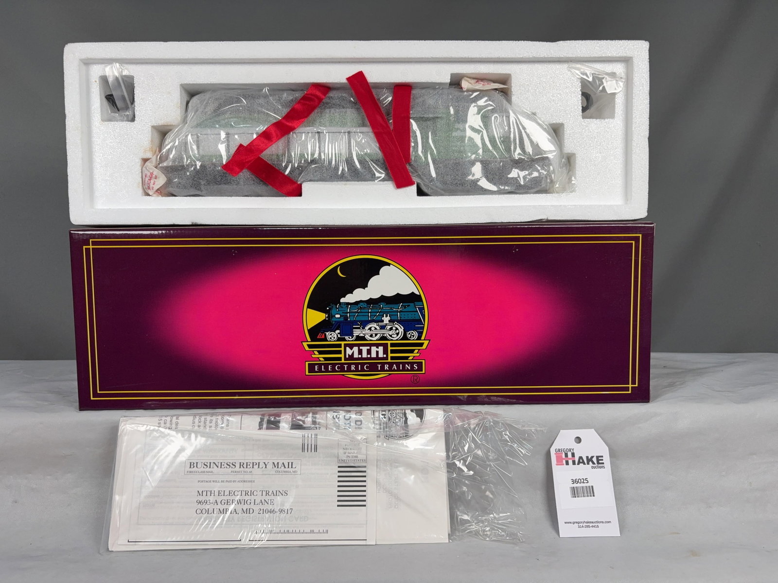 MTH Burlington Northern no.2055 #-Rail Proto -Sound MT-2140LP w/ OB - 2